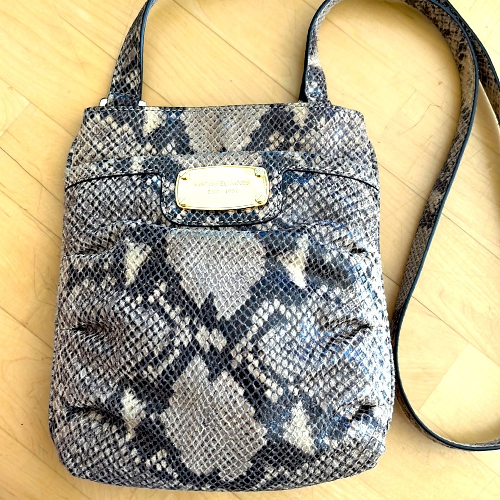 Michael Kors Small Crossbody Snake Print